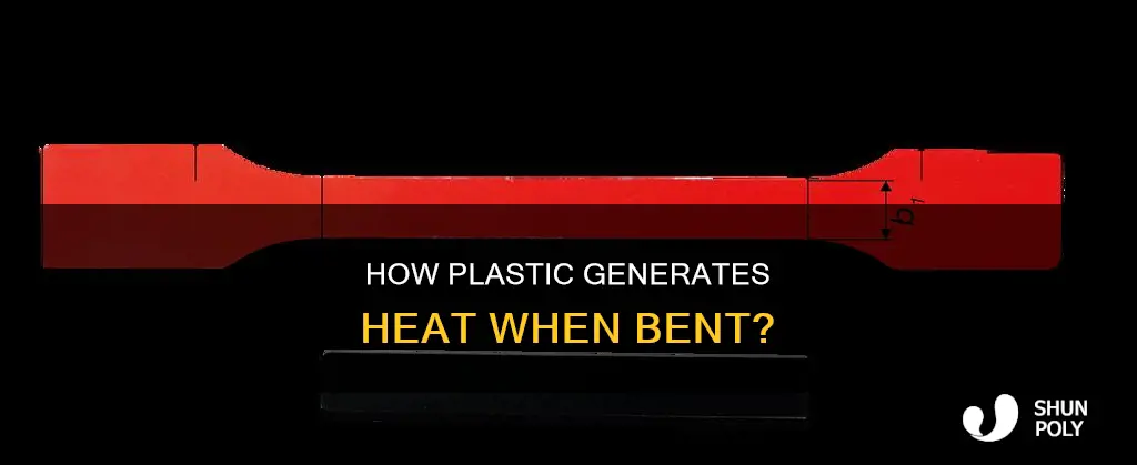 why does plastic heat up when bent