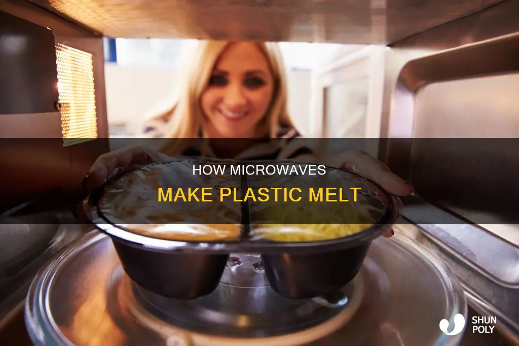 why does plastic melt in the microwave