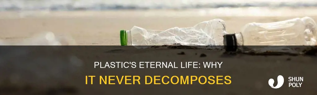 why does plastic never break down