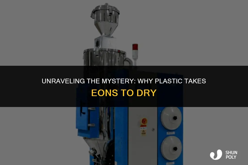 why does plastic take so long to dry