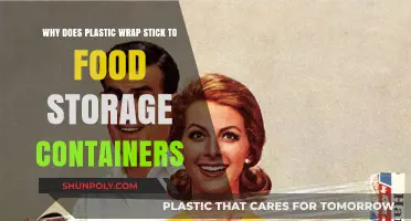 How Plastic Wrap Sticks to Food Containers