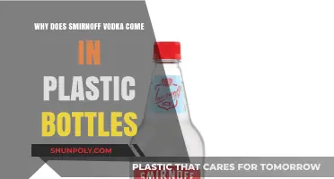 Why Smirnoff Vodka Uses Plastic Bottles: Unpacking the Reasons