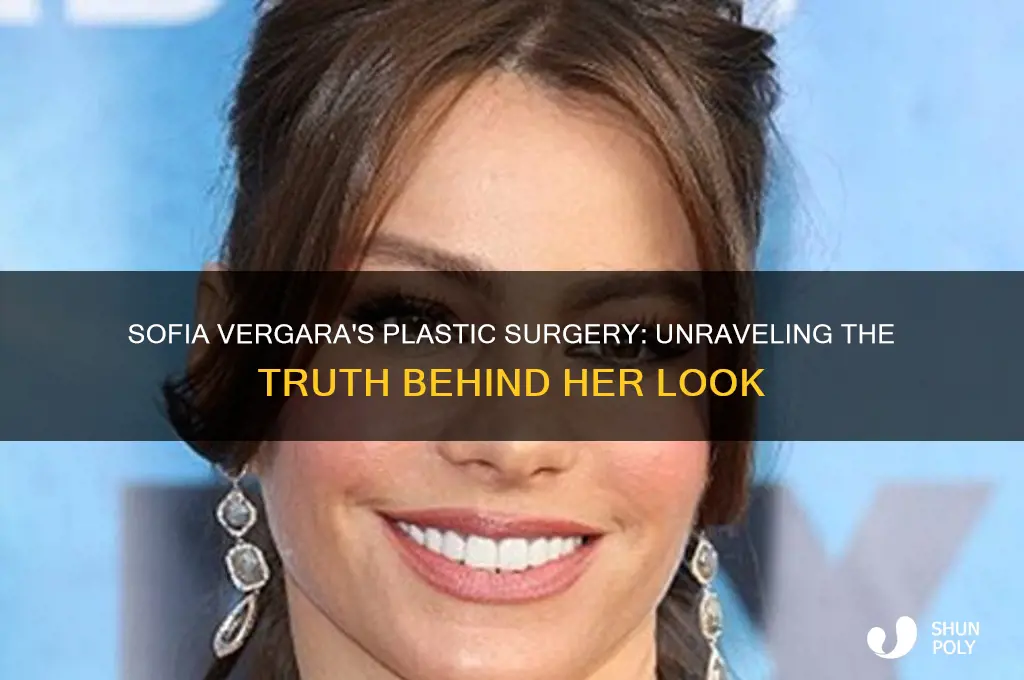 why does sofia vergara plastic surgery