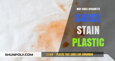 How Spaghetti Sauce Stains Plastic Containers