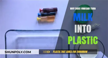 How Vinegar Transforms Milk: A Plastic Reaction