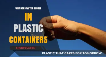 Bubbling Water Mystery: Plastic Containers' Secrets