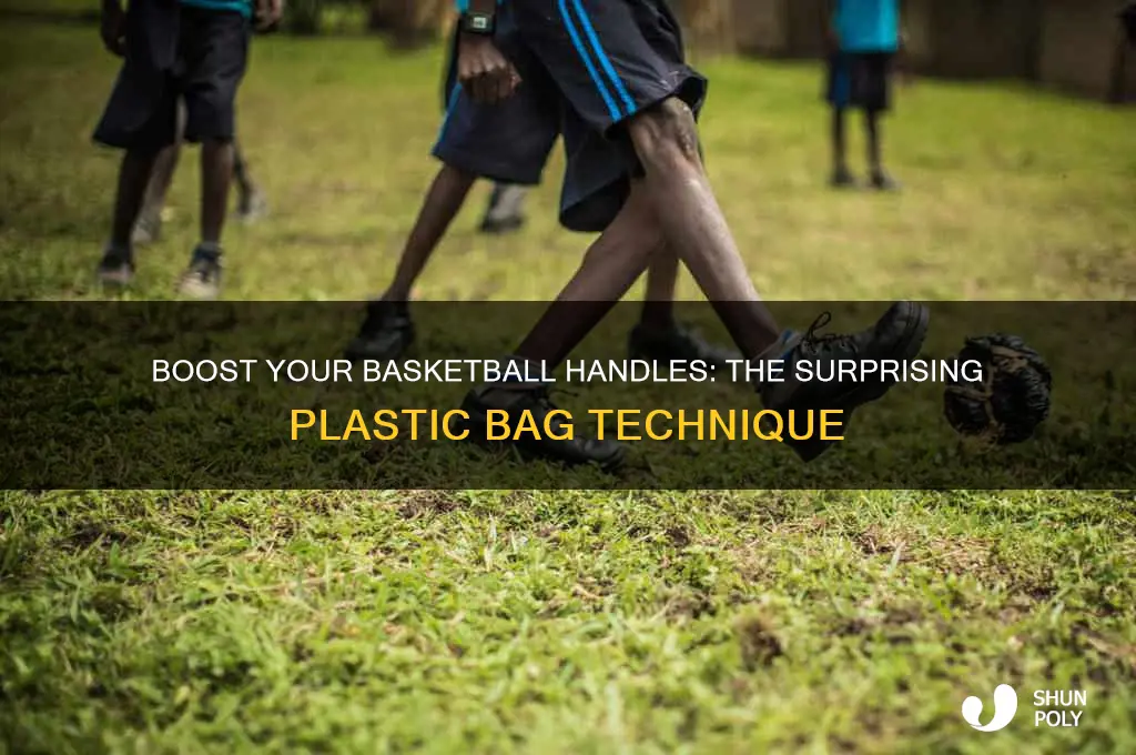 why does wearing plastic bag help ur handles in basketball