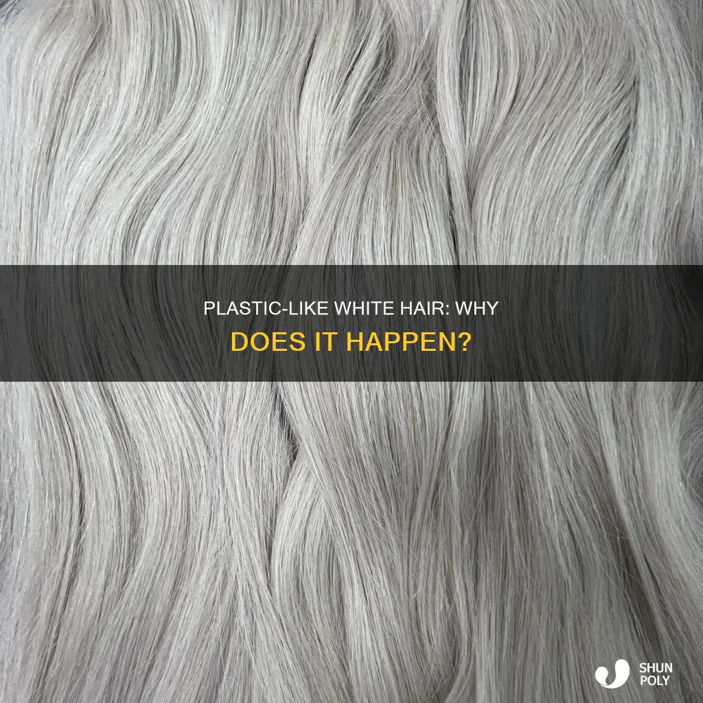 why does white hair feel like plastic