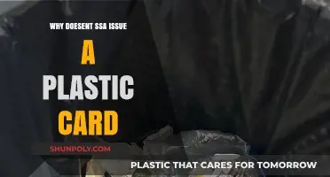 Plastic Cards: SSA's Missing Link