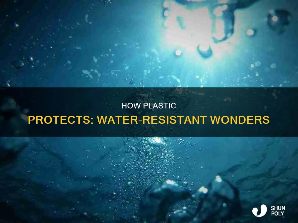 why doesnt water go through plastic