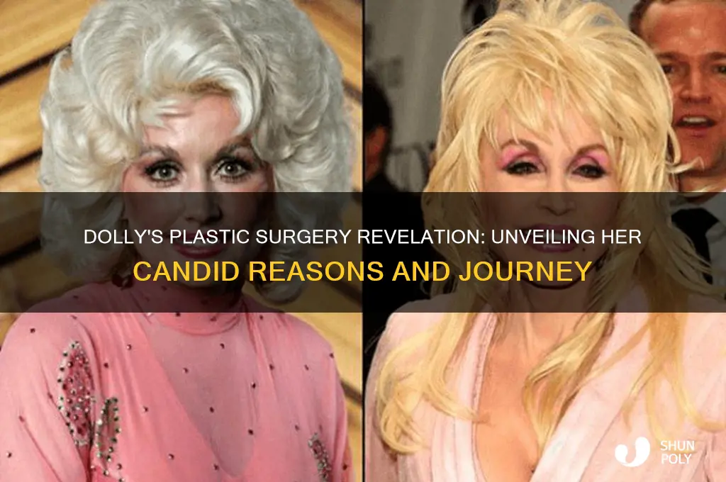 why dolly said she got plastic surgery