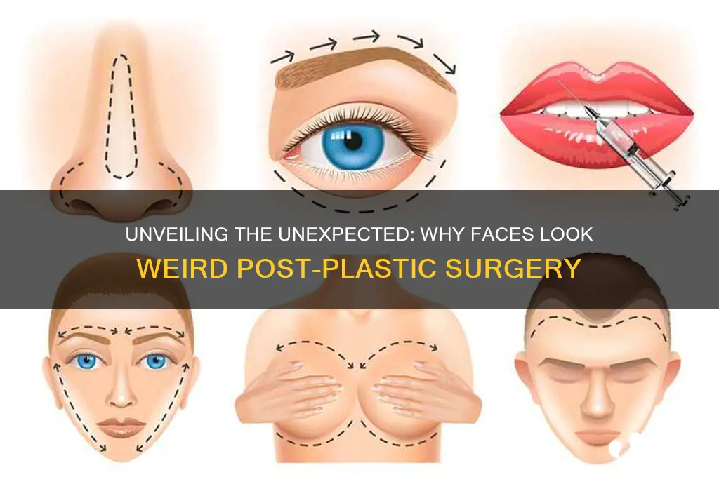why face look weird after plastic surgery