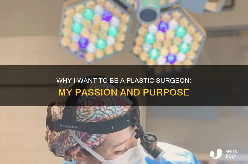 why i want to be a plastic surgeon essay