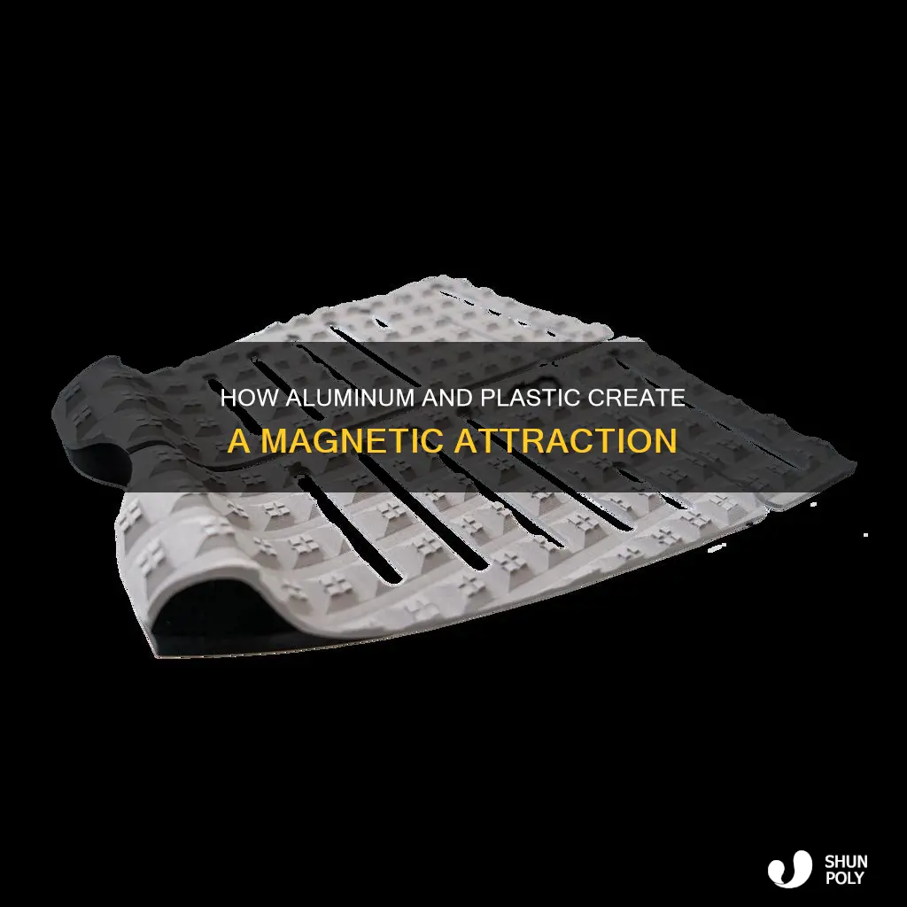 why is aluminum attratedt o plastic