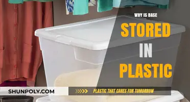 Plastic Storage: Why Bases are Housed in Plastic Containers