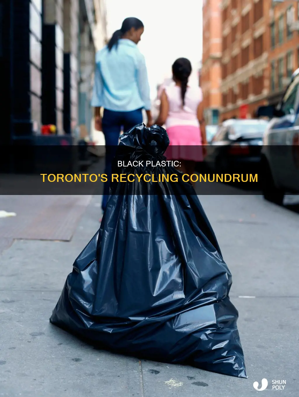 why is black plastic not recyclable in toronto