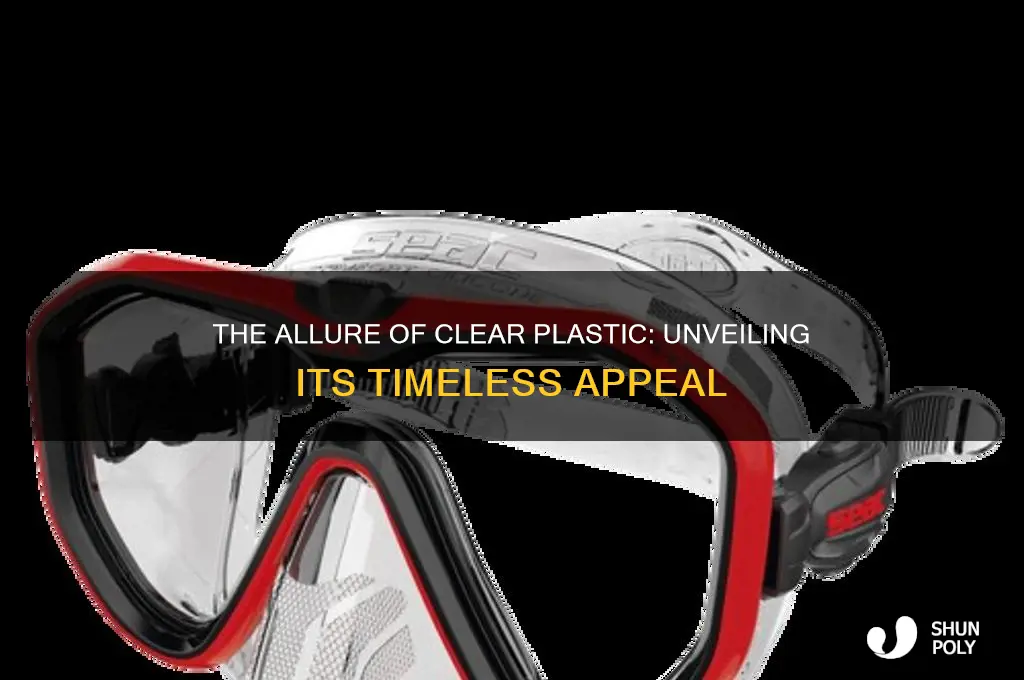 why is clear plastic so appealing