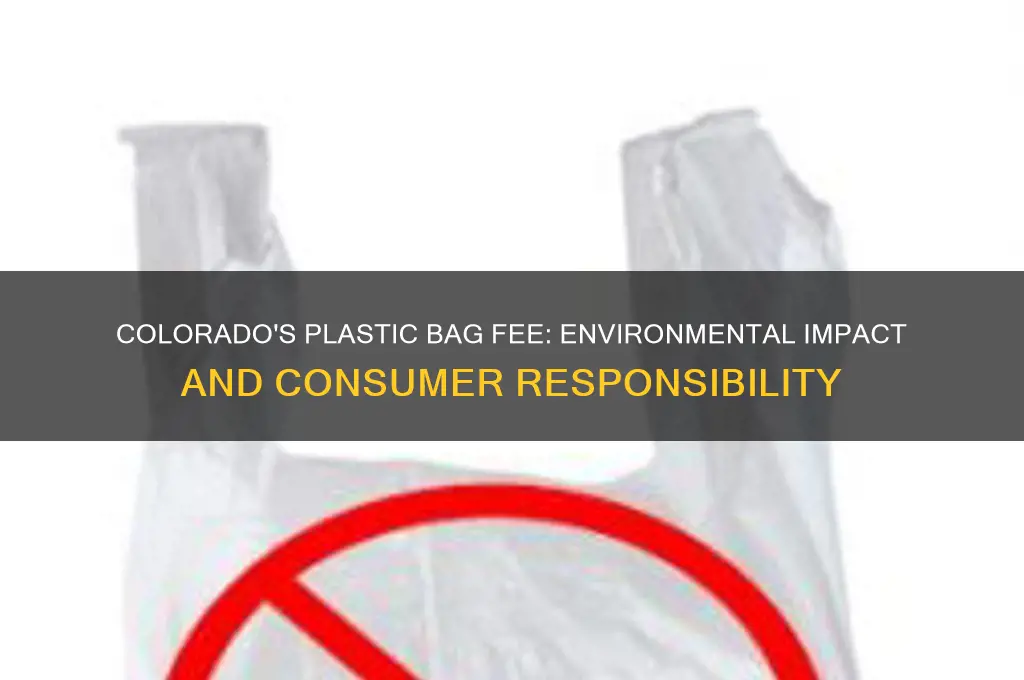 why is colorado charging for plastic bags