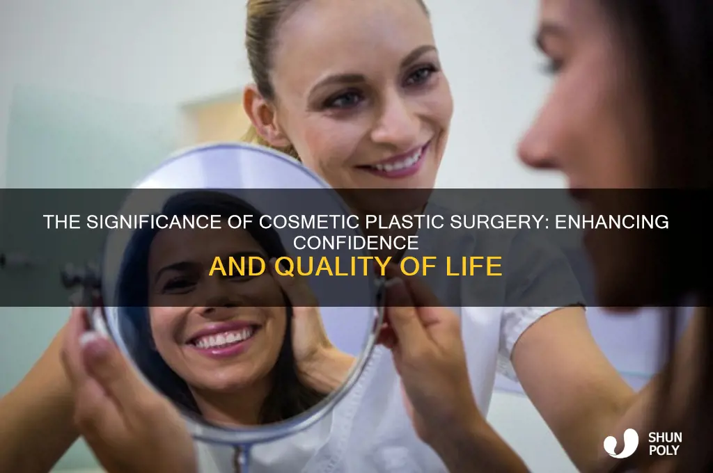 why is cosmetic plastic surgery important