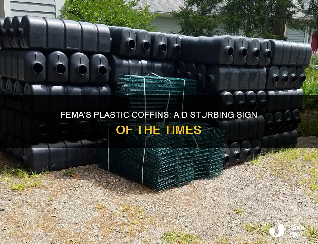 why is fema stock piling plastic coffins