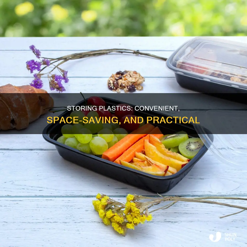 why is it convenient to store plastic containers than metals