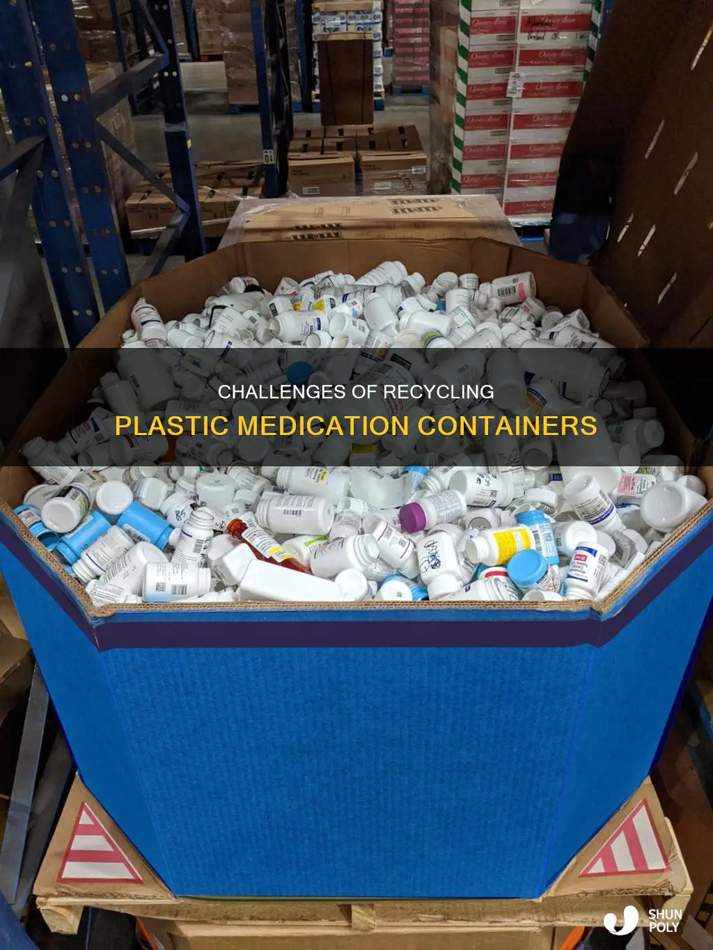 why is it so hard to recycle plastic medication