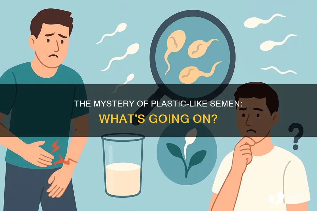 why is my semen feel like plastic