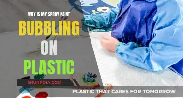 Troubleshooting Spray Paint Bubbles on Plastic Surfaces
