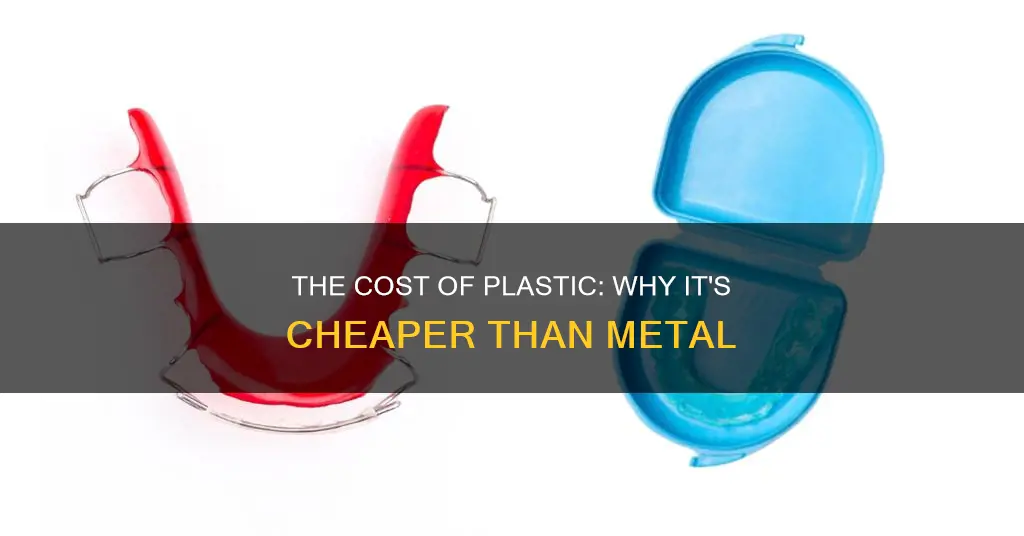 why is plastic cheaper than metal