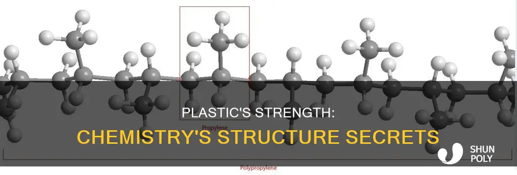 why is plastic strong chemistry structure