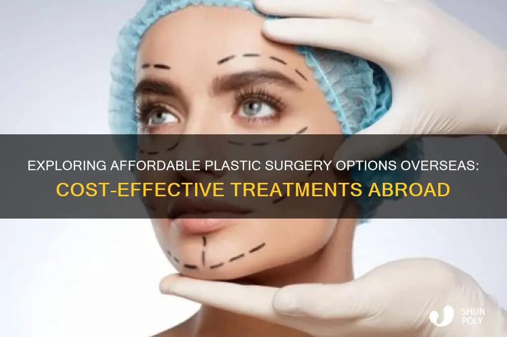 why is plastic surgery cheaper abroad