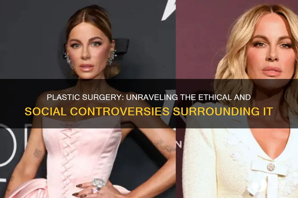 why is plastic surgery controversal