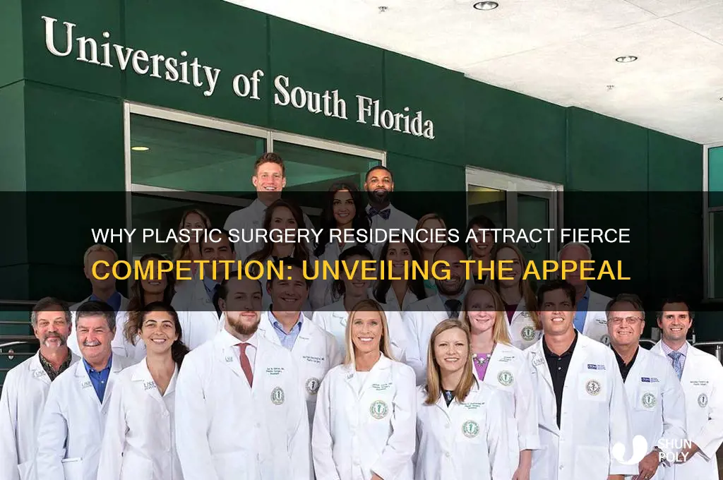 why is plastic surgery residency so competitive