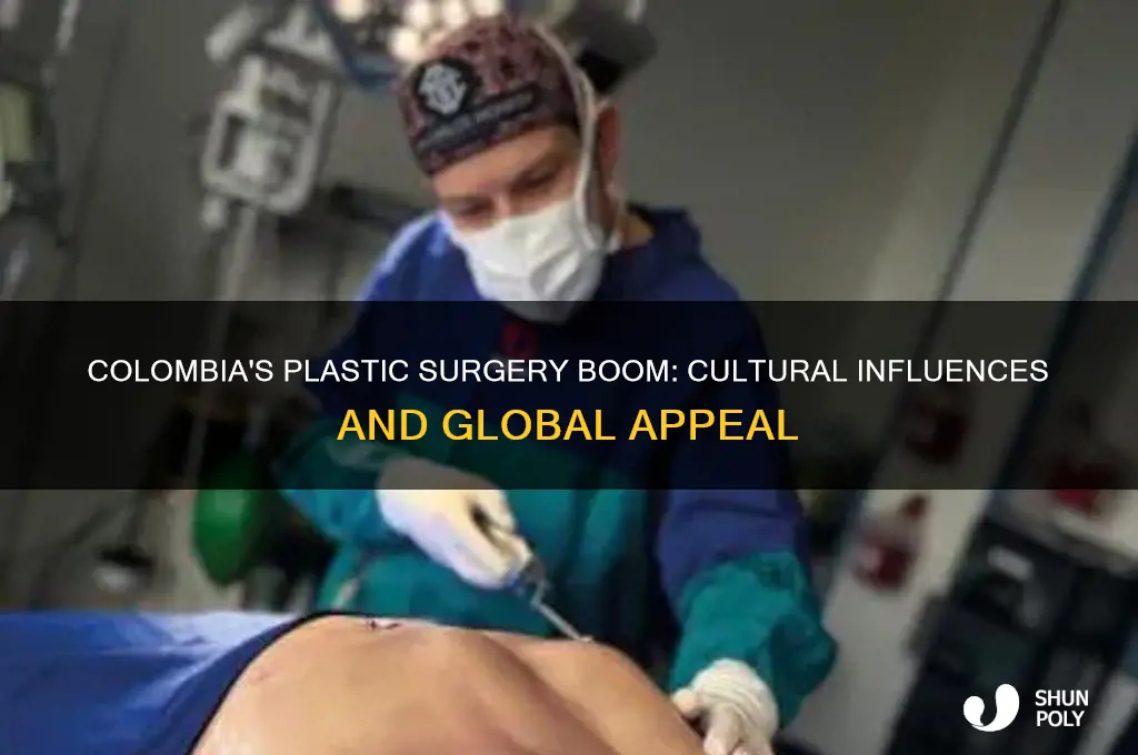 why is plastic surgery so popular in colombia