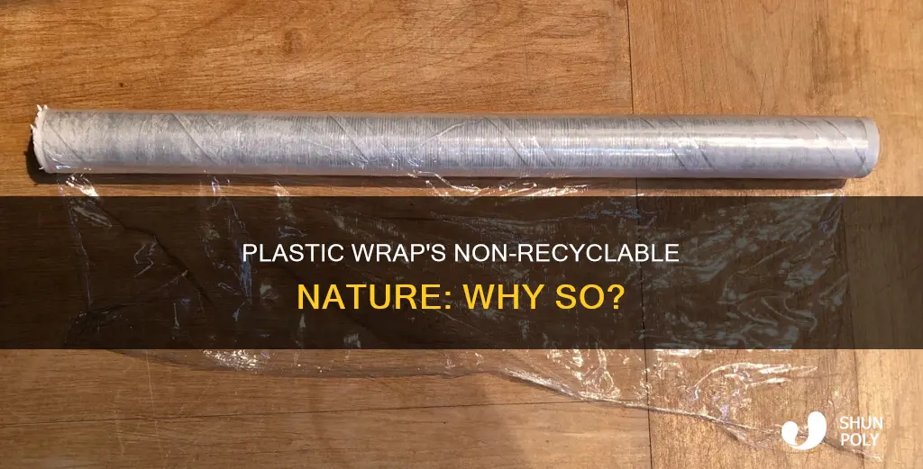 why is plastic wrap not recyclable