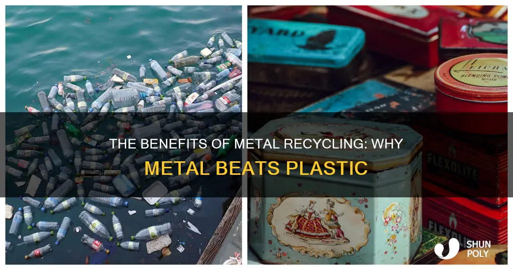 why is recycling metal more common than plastic