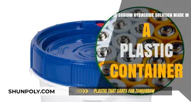 Plastic Containers: Safe Storage for Sodium Hydroxide Solutions