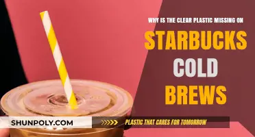 Why Starbucks Cold Brew Lacks Clear Plastic Lids: Explained