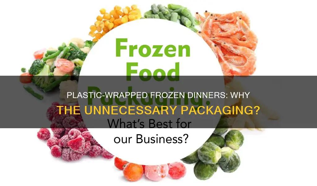 why is there plastic frozen dinners
