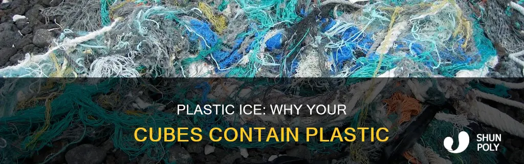 why is there plastic in my ice