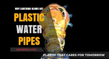 Lightning's Impact: Plastic Pipes Explode