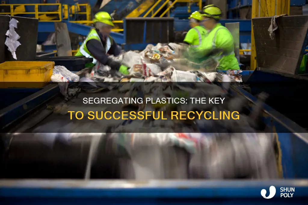 why must plastic be segregated for the purpose of recycling