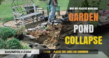 Garden Pond Disaster: Plastic Moulded Collapse
