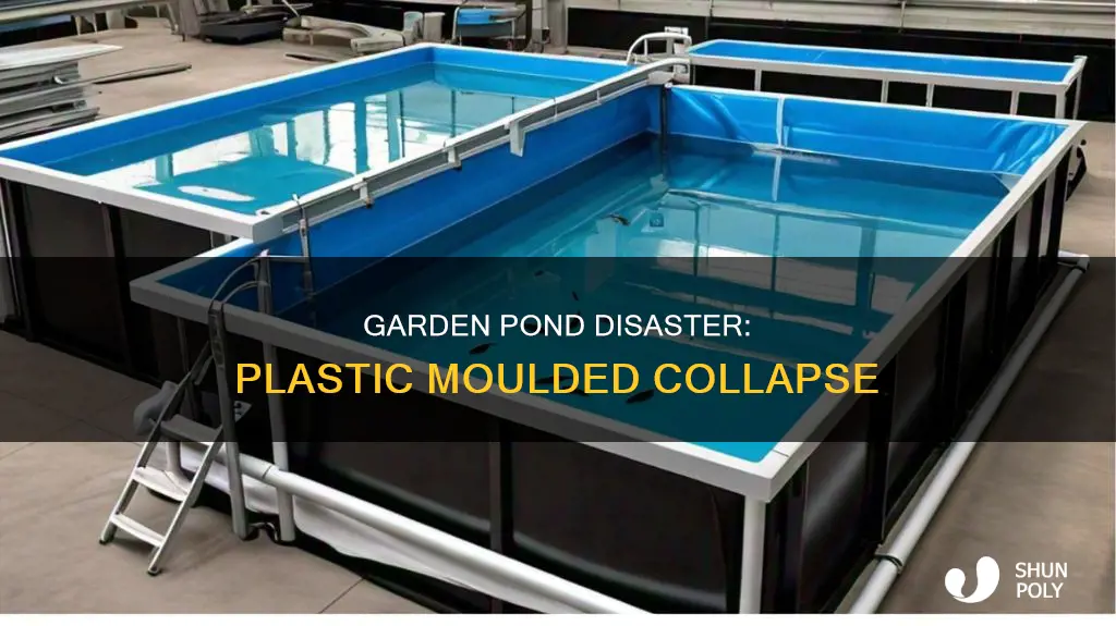 why my plastic moulded garden pond collapse