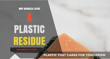 Noodle Mystery: Plastic Residue and its Cause