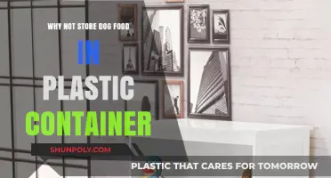 Plastic Containers: Unsafe Storage for Dog Food