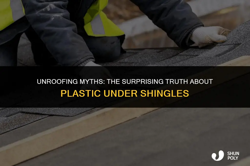 why not take plastic off shingles