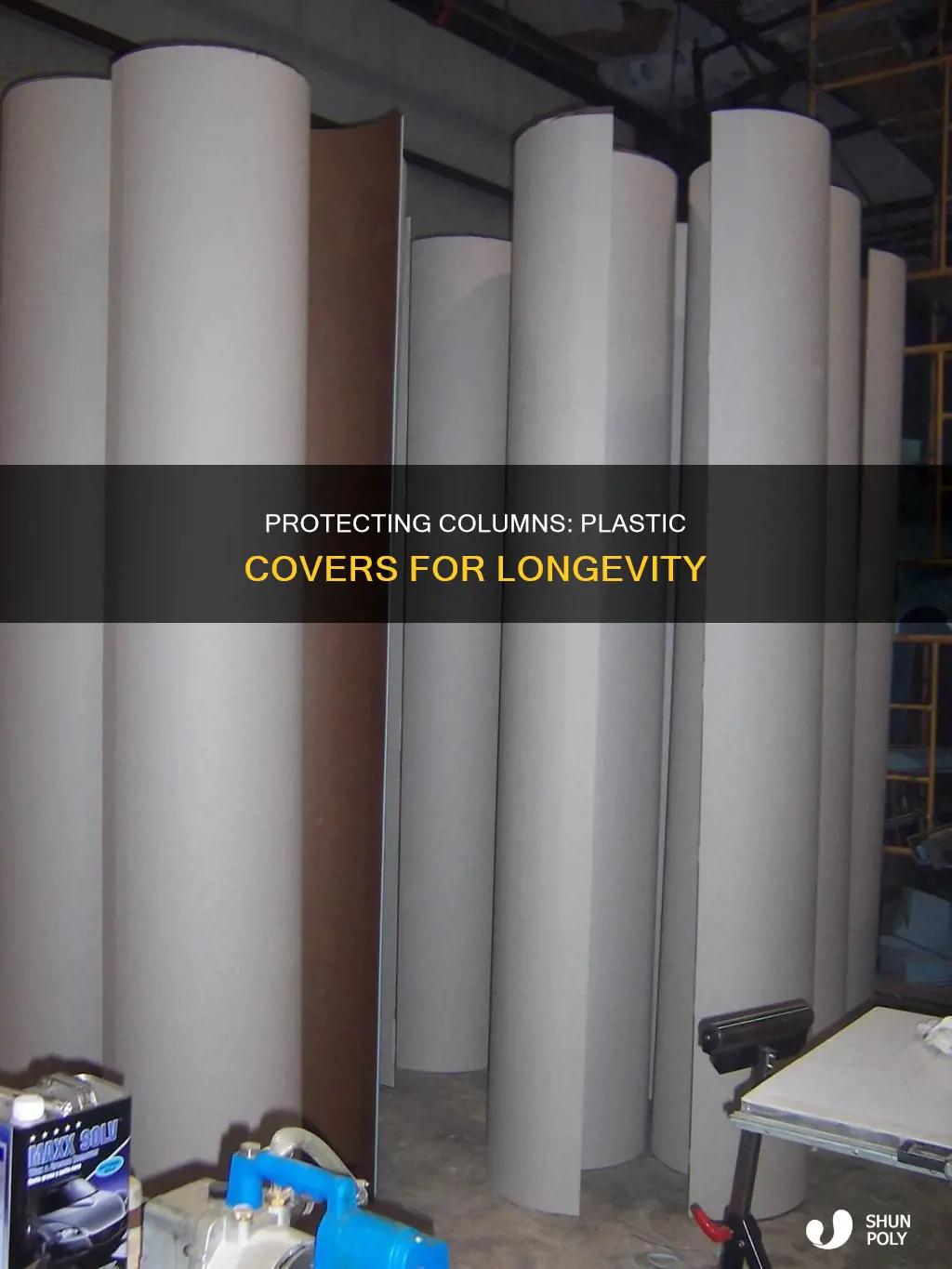 why placing plastic cover on column