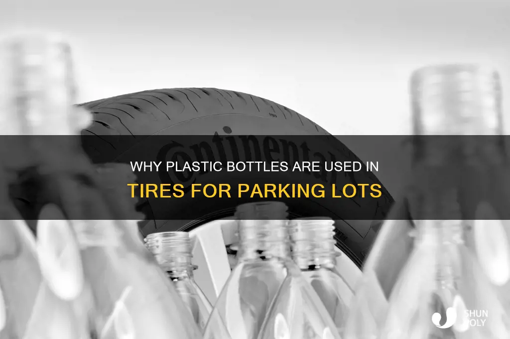 why plastic bottles in tires when parket