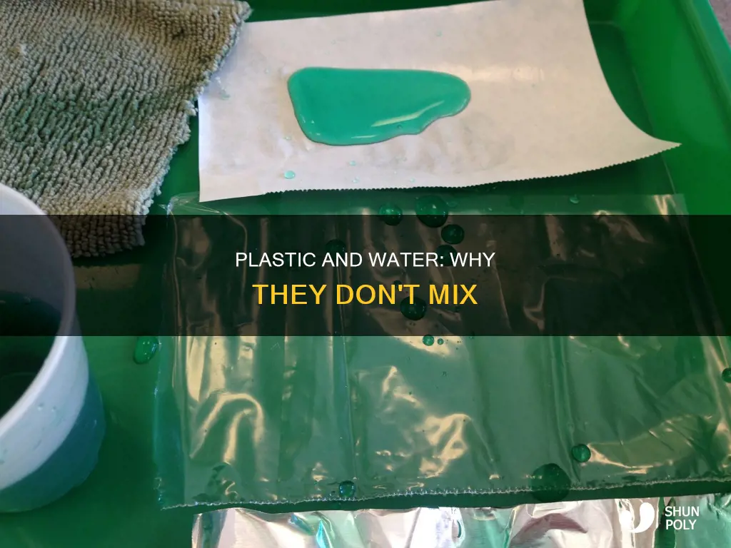 why plastic does not absorb water